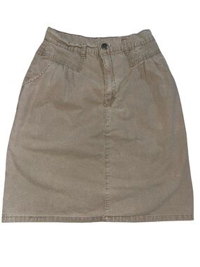 Vintage Cherokee Khaki Utility Skirt - 80s/90s Retro Mini size M